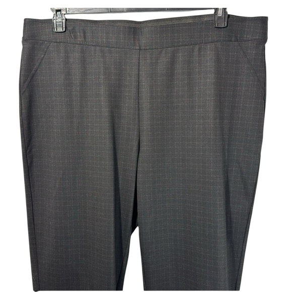 Emaline Pants - Emaline‎ Pants Pull On Checked Straight Leg Stretch in Size 22W  NWT